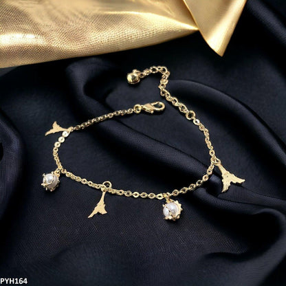 PYH164 XHF Tower/Pearl Anklet Single