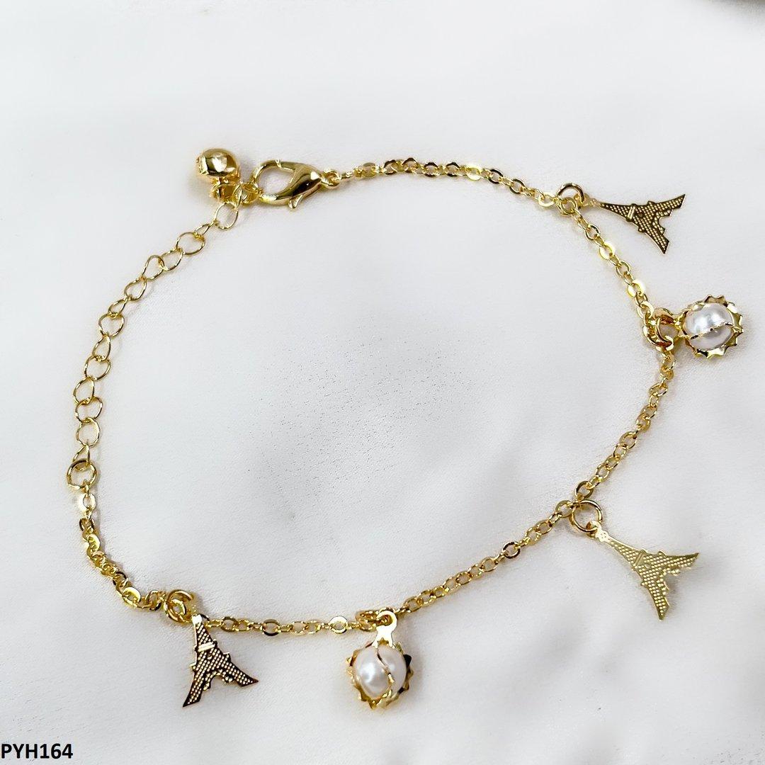 PYH164 XHF Tower/Pearl Anklet Single