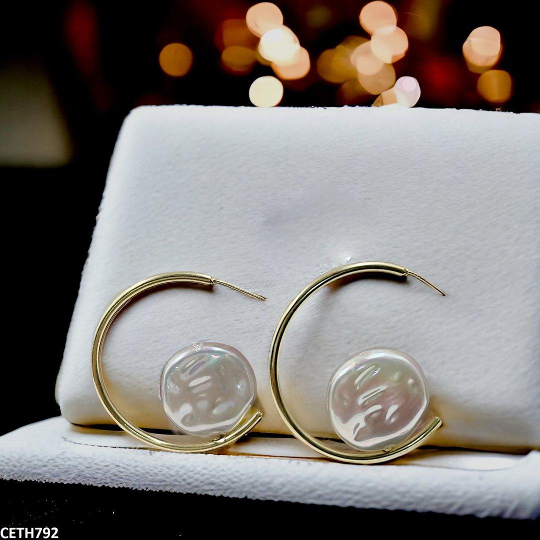 CETH792 RHJ Round Beat Open Hoop Tops Pair