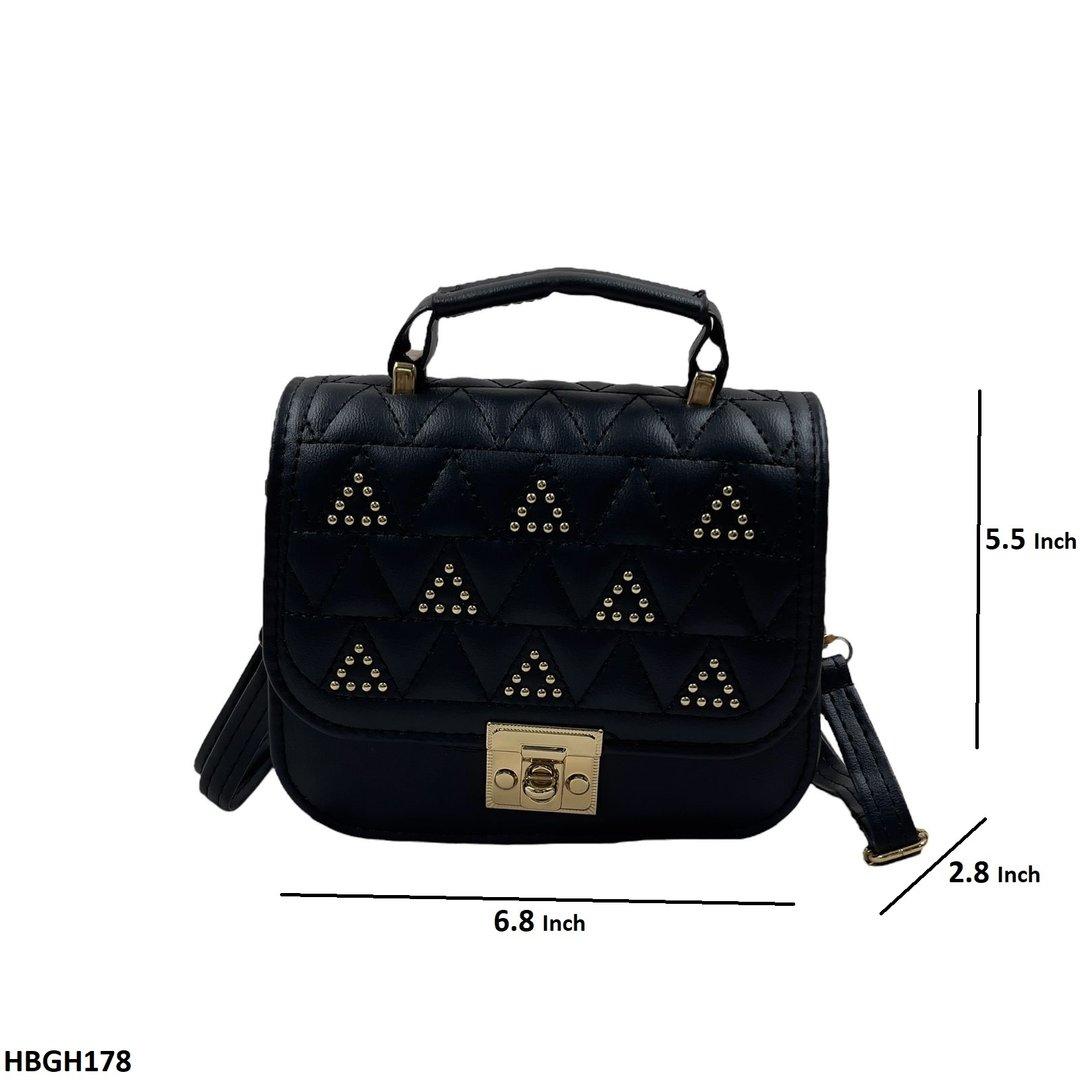 HBGH178 QWZ Mini Embroidery Square Hand Bag