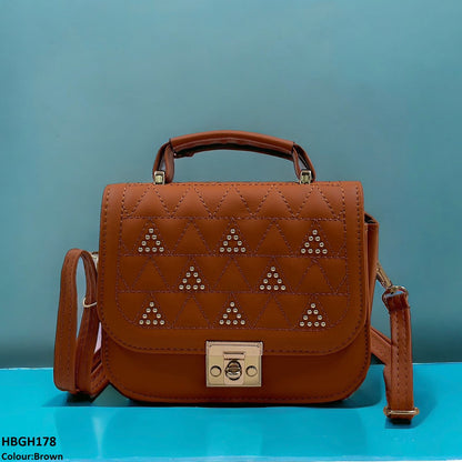 HBGH178 QWZ Mini Embroidery Square Hand Bag