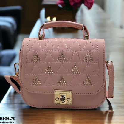 HBGH178 QWZ Mini Embroidery Square Hand Bag