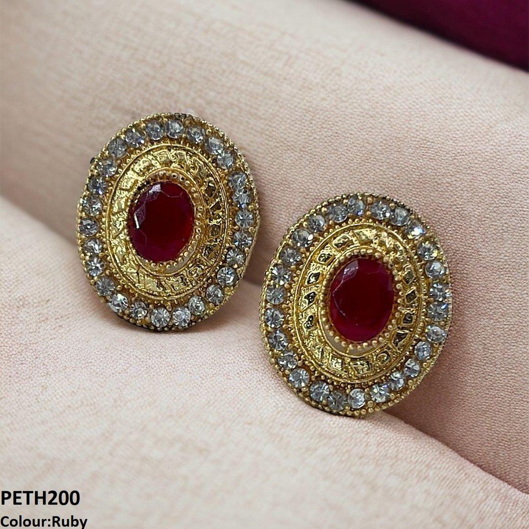 PETH200 MZM Oval Layered Tops Pair