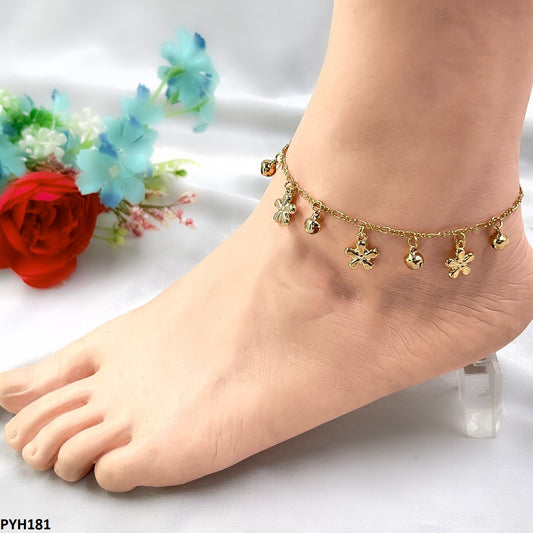 PYH181 WXD Flower Anklet Single