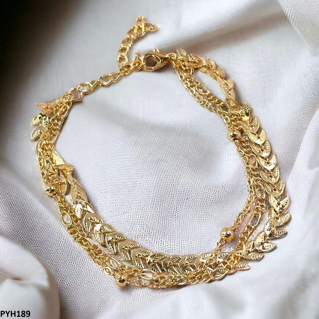 PYH189 WXD Leaf Anklet Single
