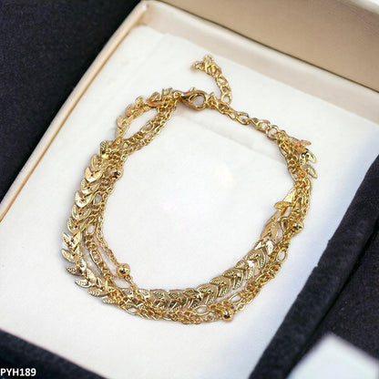 PYH189 WXD Leaf Anklet Single