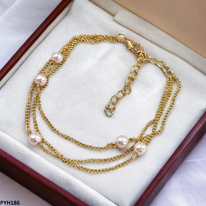 PYH186 WXD Pearl Anklet Single