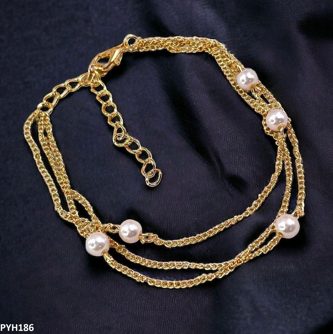 PYH186 WXD Pearl Anklet Single