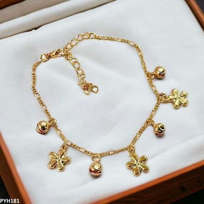 PYH181 WXD Flower Anklet Single