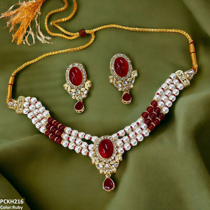 PCKH216 SDQ Oval/Tear Drop Choker Set