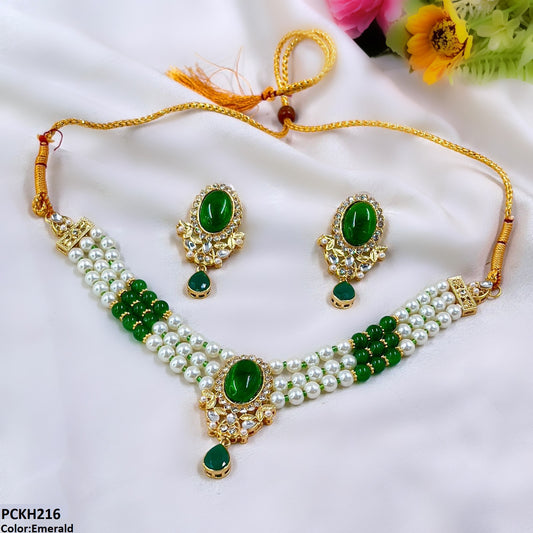 PCKH216 SDQ Oval/Tear Drop Choker Set
