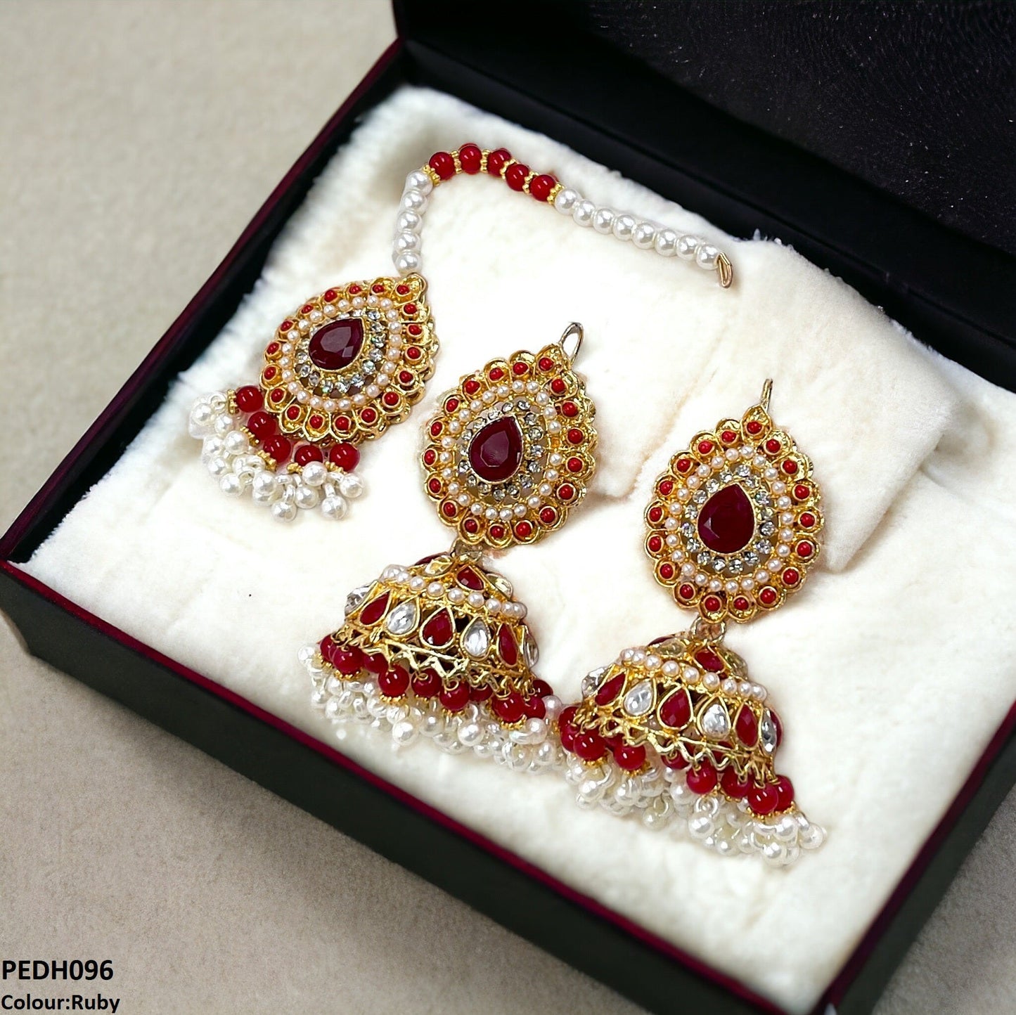 PEDH096 SDQ Tear Jhumki Drop Earrings
