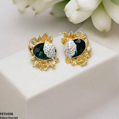 PETH208 SDQ Oval Leaf Tops Pair