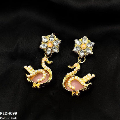 PEDH099 MZM Duck Drop Earrings