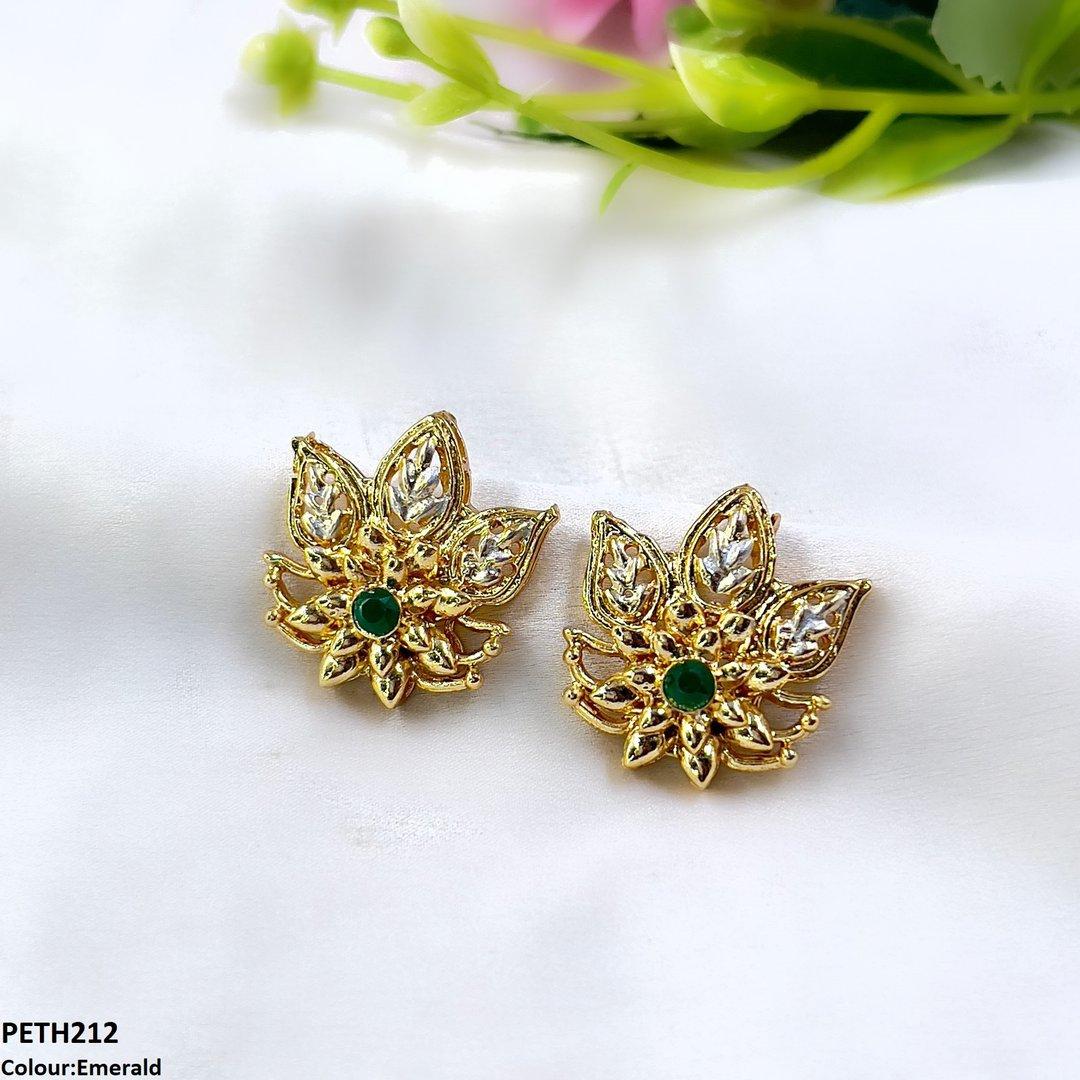 PETH212 MZM Leaf Flower Tops Pair