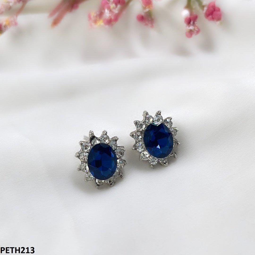 PETH213 SDQ Oval Flower Tops Pair