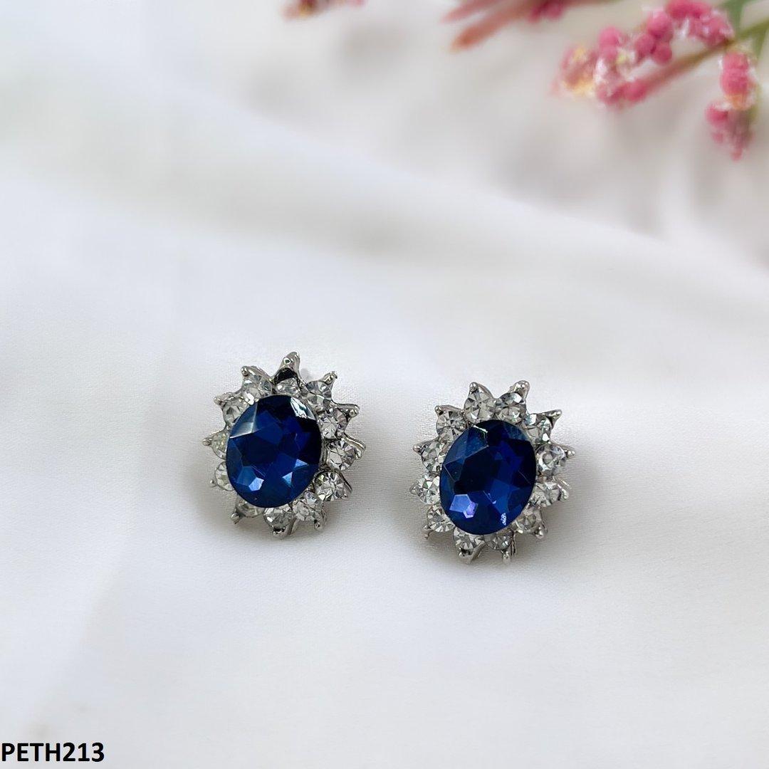 PETH213 SDQ Oval Flower Tops Pair