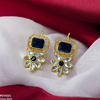 PETH221 FRN Square/Flower Tops Pair