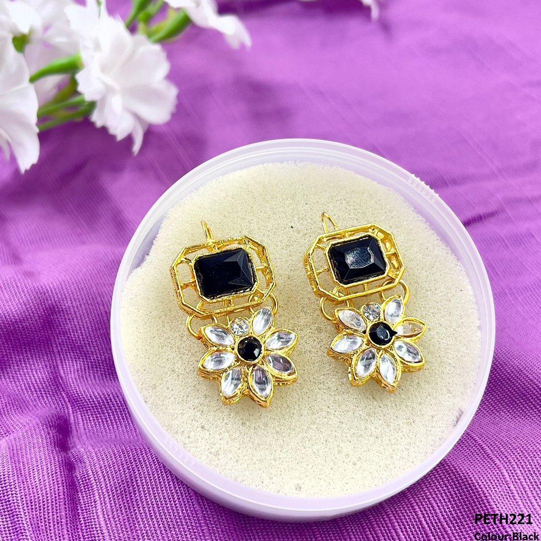 PETH221 FRN Square/Flower Tops Pair