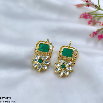 PETH221 FRN Square/Flower Tops Pair