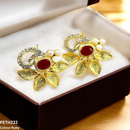 PETH222 FRN Oval Leaf Tops Pair