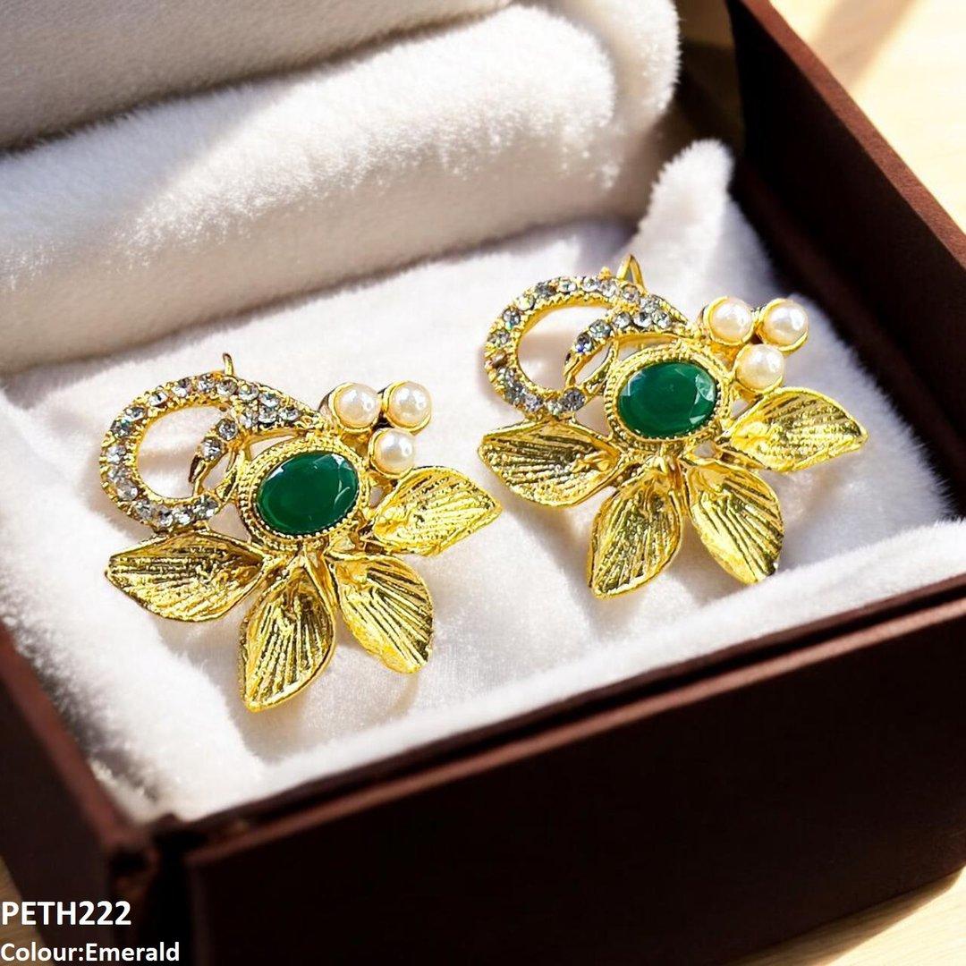 PETH222 FRN Oval Leaf Tops Pair