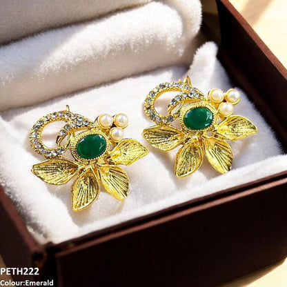 PETH222 FRN Oval Leaf Tops Pair