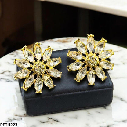 PETH223 FRN Flower Tops Pair