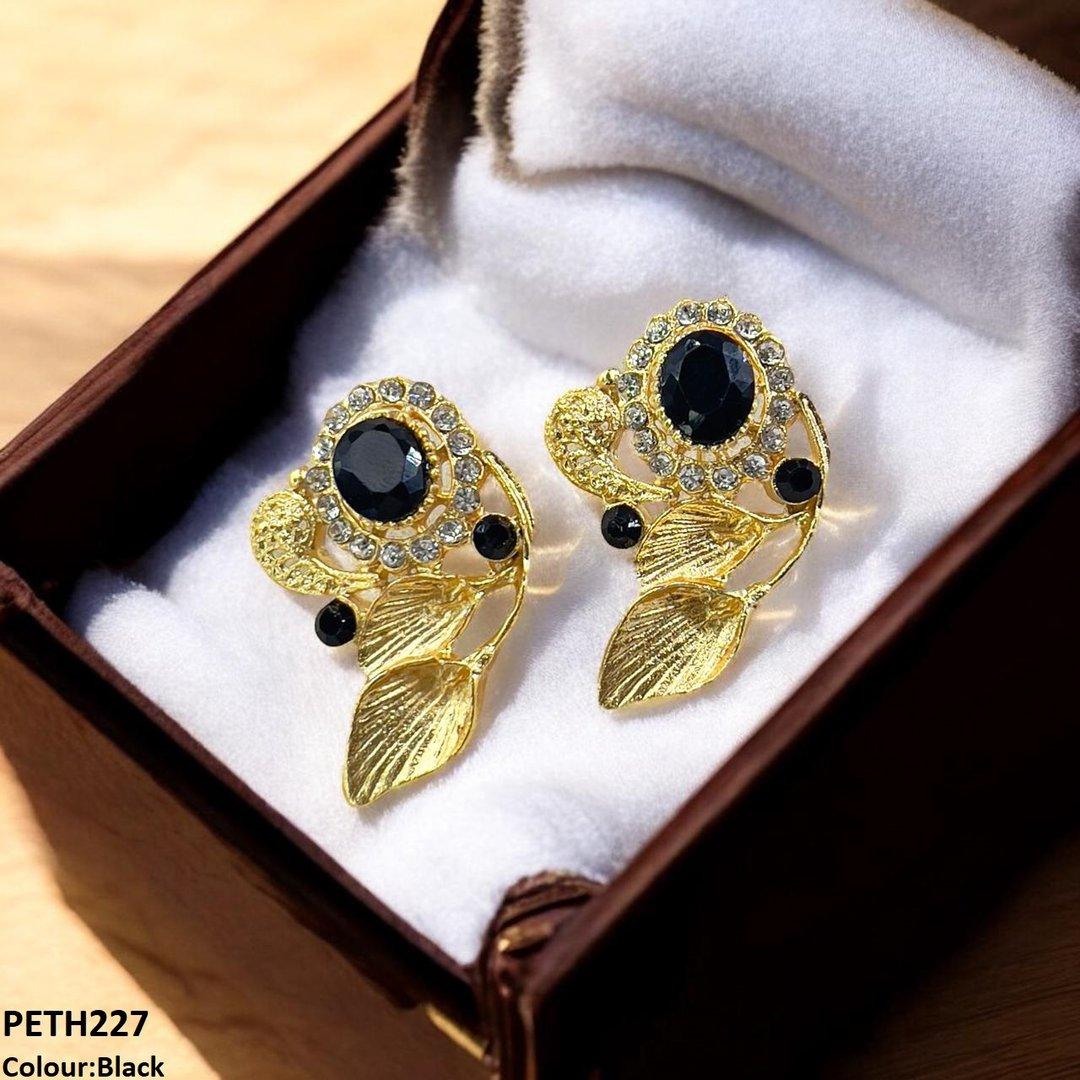 PETH227 FRN Double Leaf Oval Tops Pair