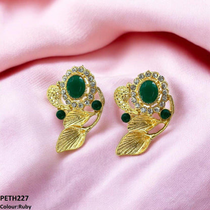 PETH227 FRN Double Leaf Oval Tops Pair