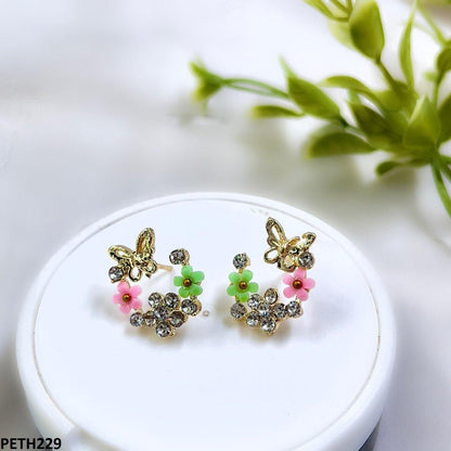 PETH229 SDQ Flower/Butterfly Tops Pair