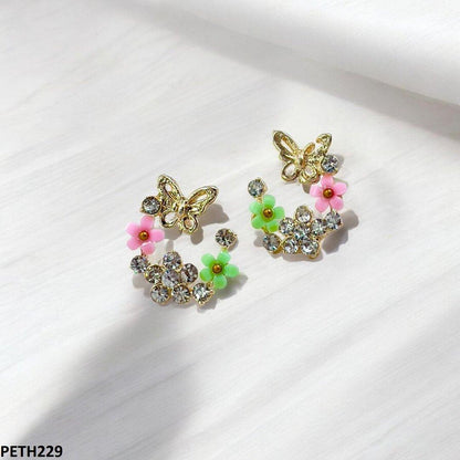 PETH229 SDQ Flower/Butterfly Tops Pair