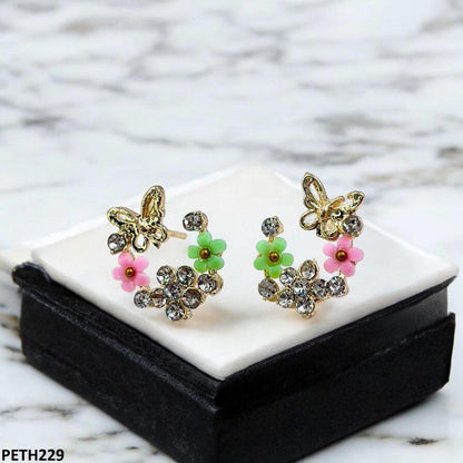 PETH229 SDQ Flower/Butterfly Tops Pair