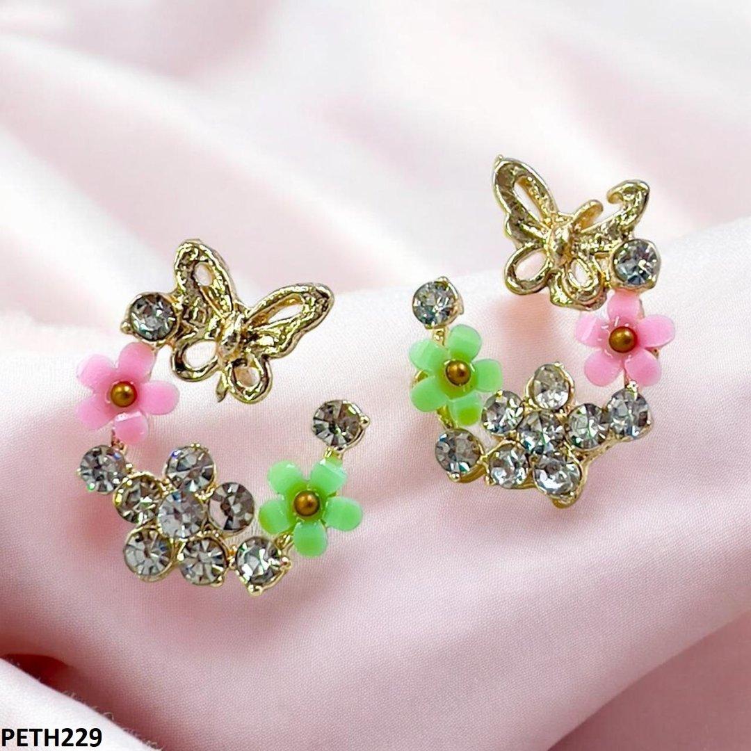 PETH229 SDQ Flower/Butterfly Tops Pair