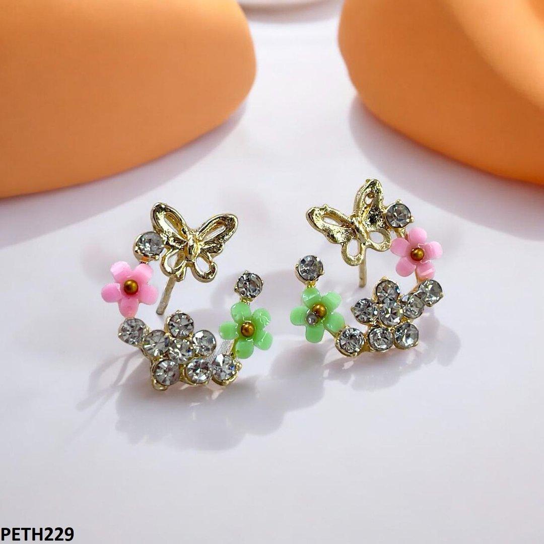 PETH229 SDQ Flower/Butterfly Tops Pair