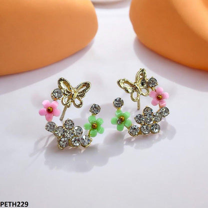 PETH229 SDQ Flower/Butterfly Tops Pair