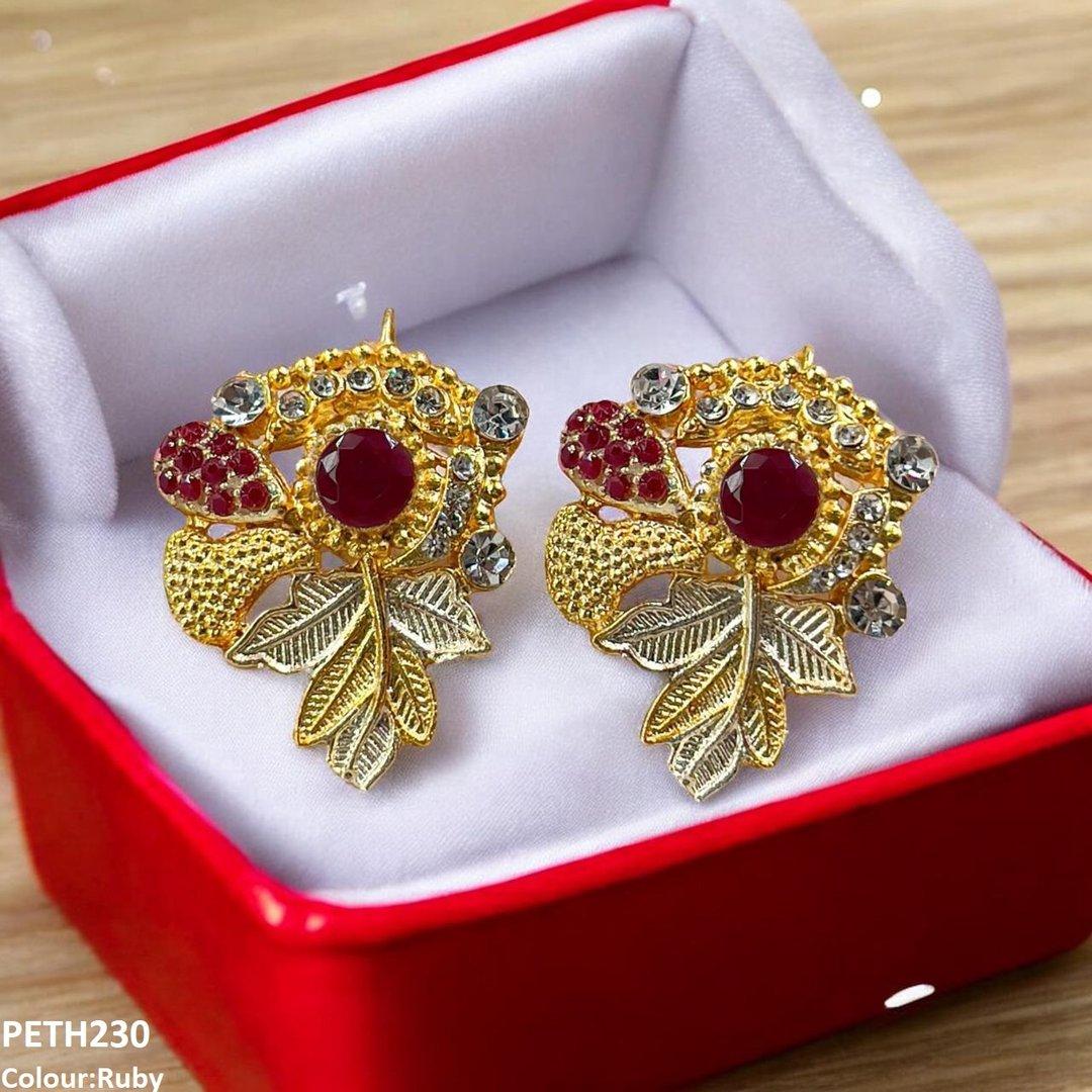 PETH230 FRN Round/Leaf Tops Pair