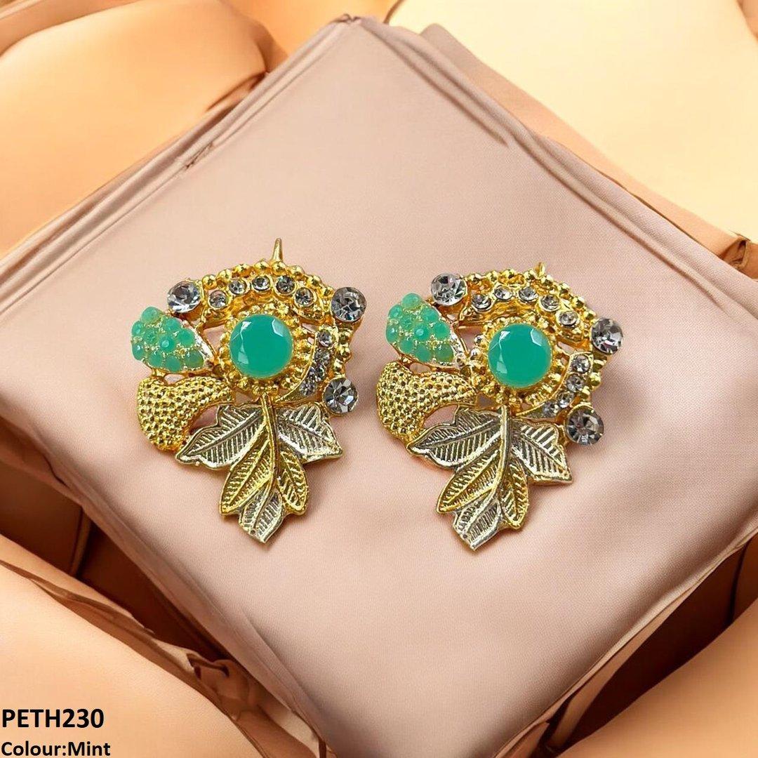 PETH230 FRN Round/Leaf Tops Pair