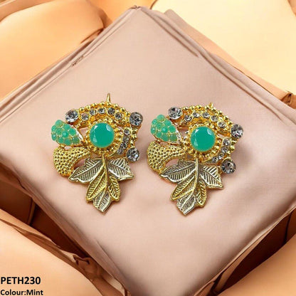 PETH230 FRN Round/Leaf Tops Pair