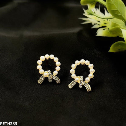 PETH233-SDQ PETH233 SDQ Pearl Round Tops Pair