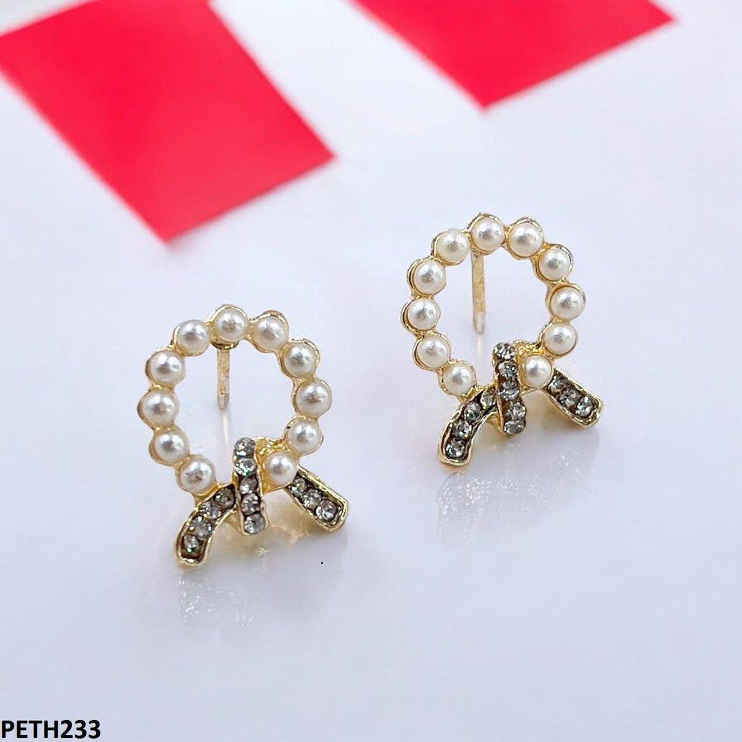 PETH233-SDQ PETH233 SDQ Pearl Round Tops Pair