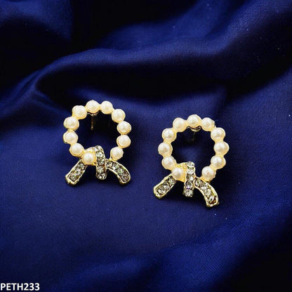 PETH233-SDQ PETH233 SDQ Pearl Round Tops Pair