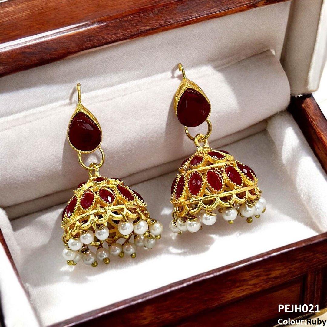 PEJH021 FRN Tear Jhumki Drop Pair
