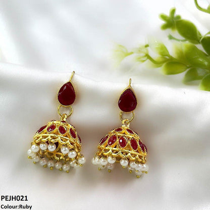 PEJH021 FRN Tear Jhumki Drop Pair