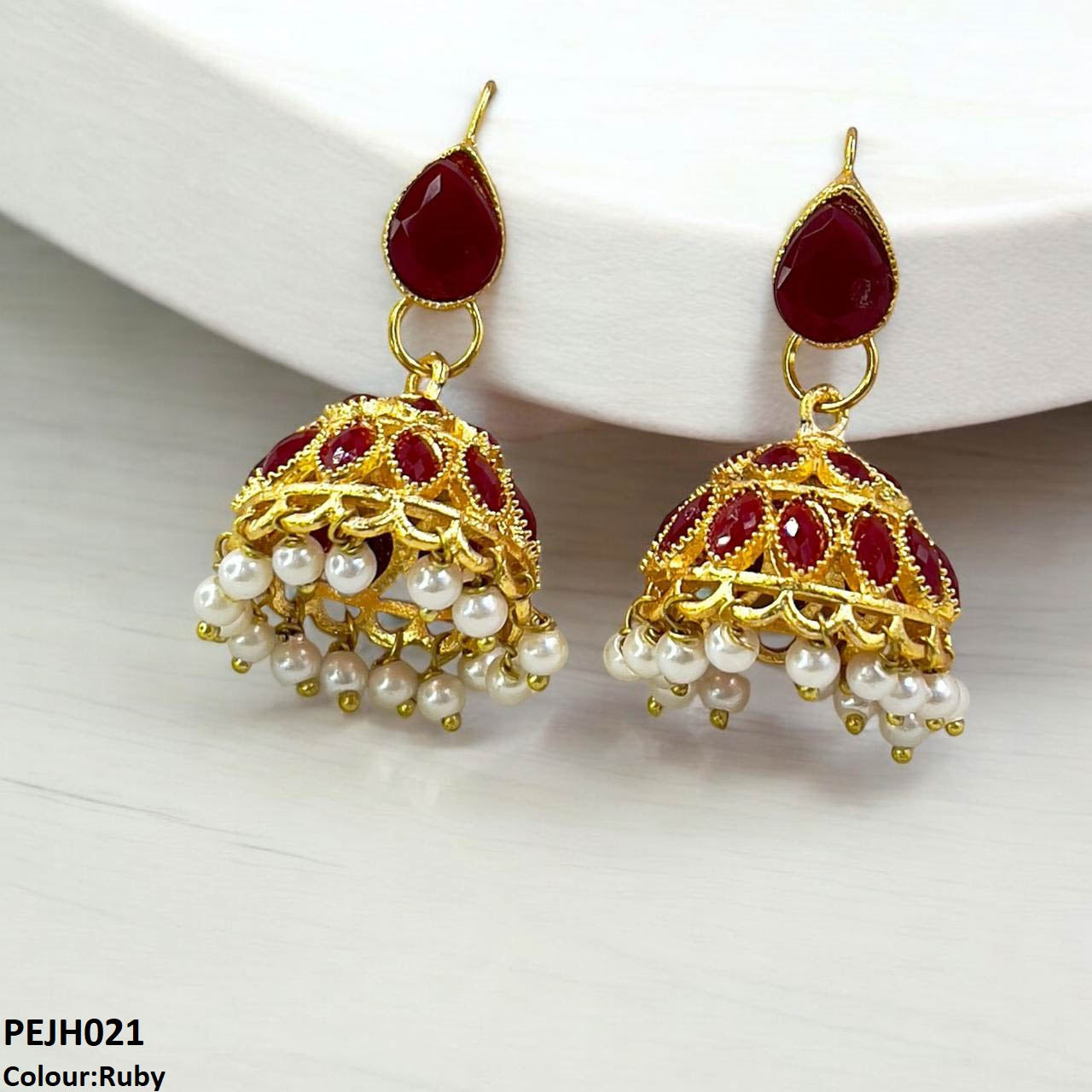 PEJH021 FRN Tear Jhumki Drop Pair