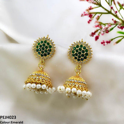 PEJH023 FRN Round Drop Jhumki