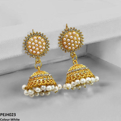 PEJH023 FRN Round Drop Jhumki