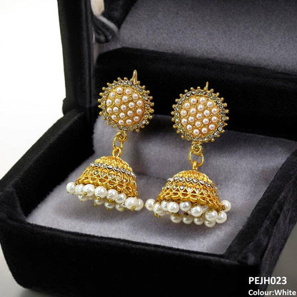 PEJH023 FRN Round Drop Jhumki