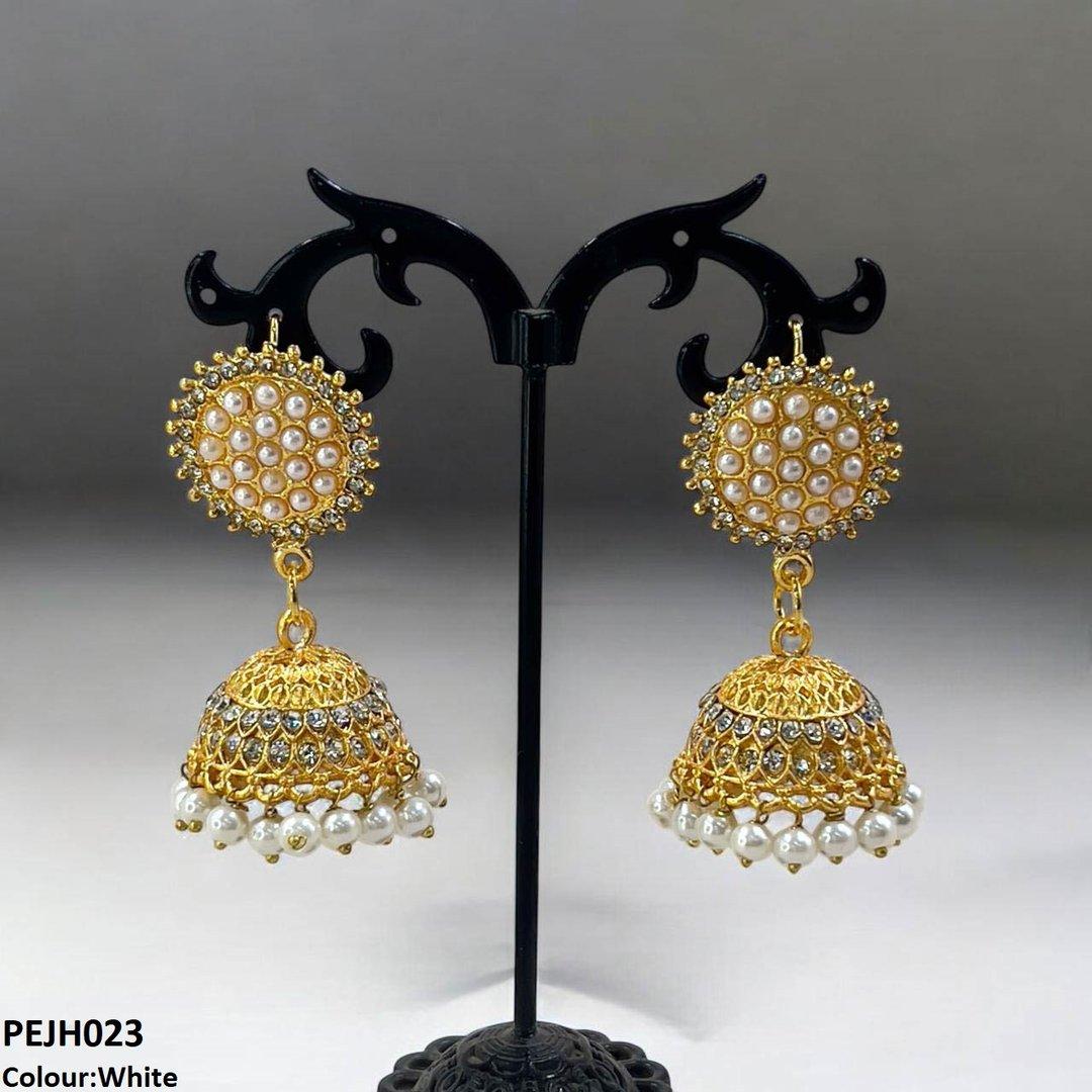 PEJH023 FRN Round Drop Jhumki