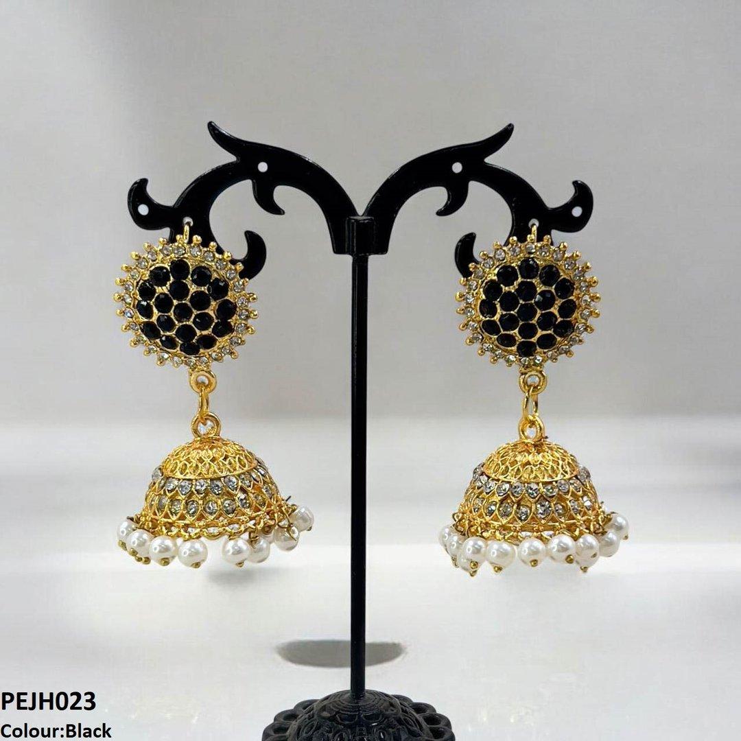 PEJH023 FRN Round Drop Jhumki